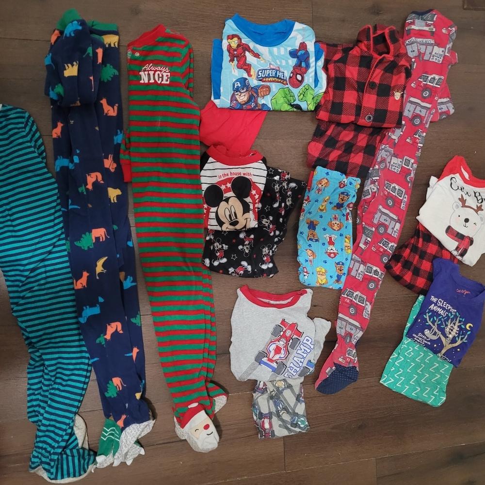 Toddler Boy Pajama Lot